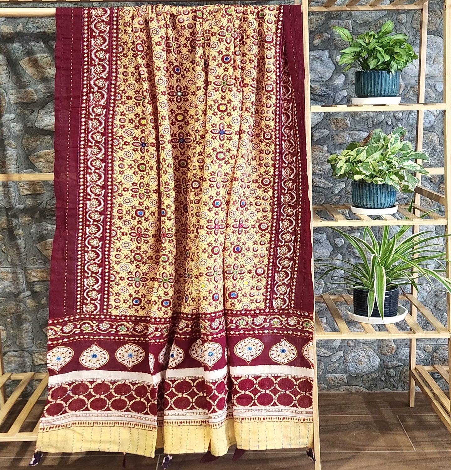 cotton dupatta officewear dupatta kantha dupatta mirrorwork dupatta dupatta for haldi function Indian gifts