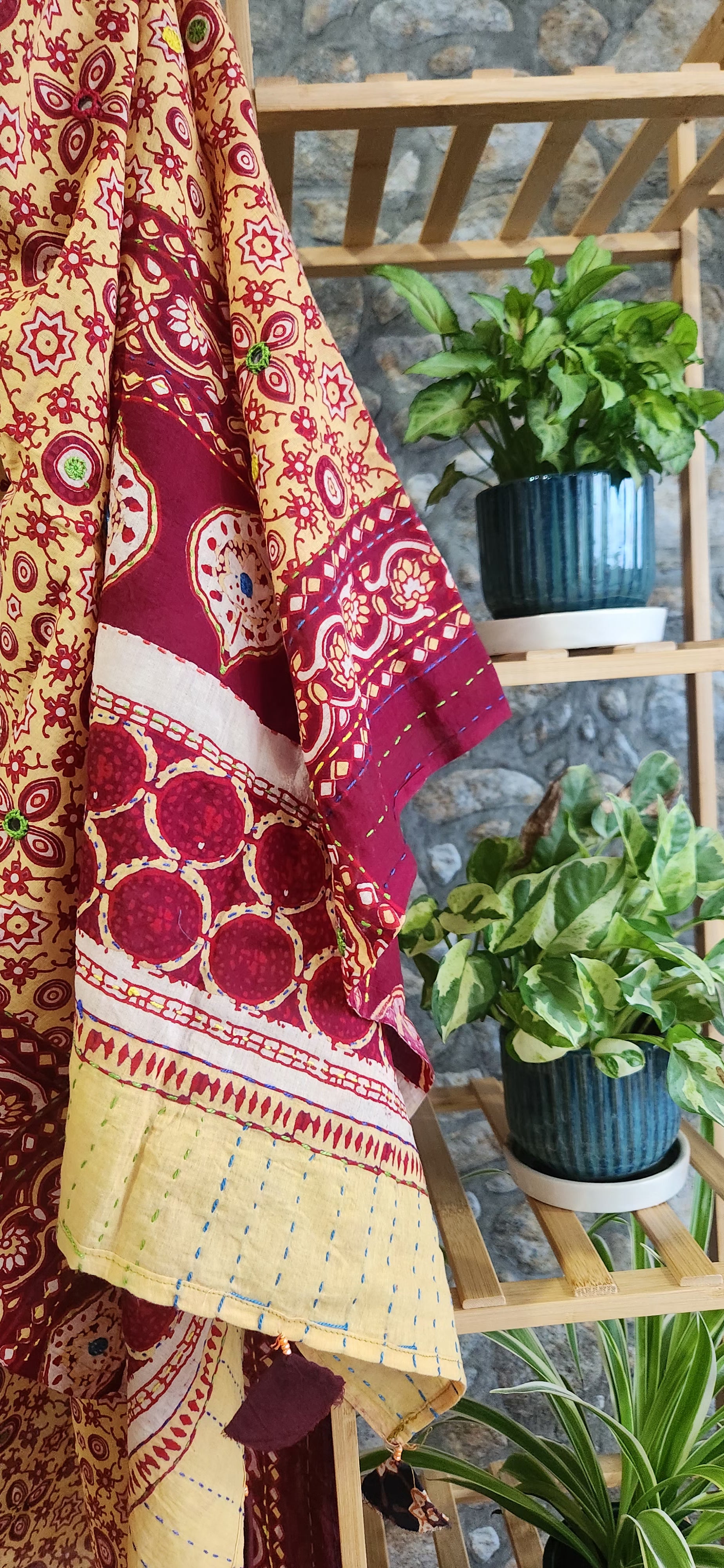 cotton dupatta officewear dupatta kantha dupatta mirrorwork dupatta dupatta for haldi function Indian gifts