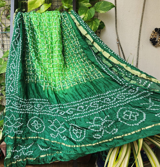 BANDHANI SILK DUPATTA