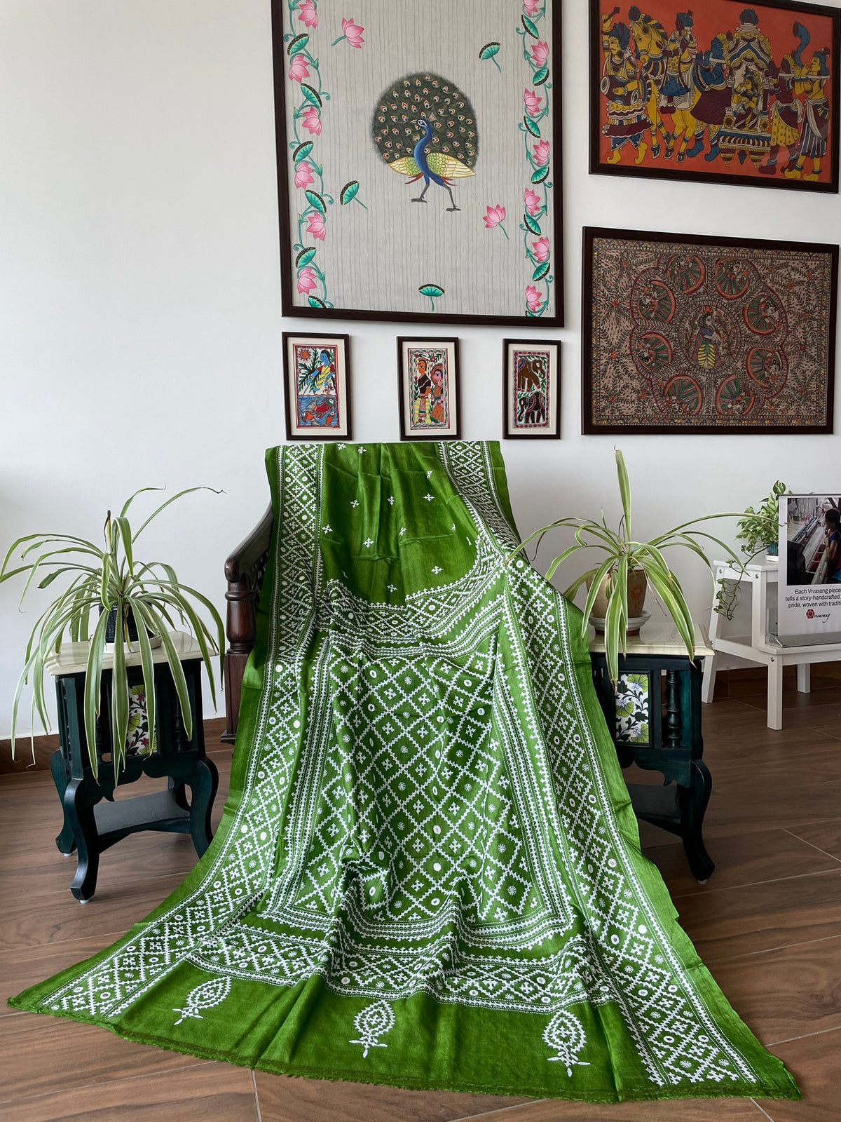 KUTCHWORK SILK SAREE