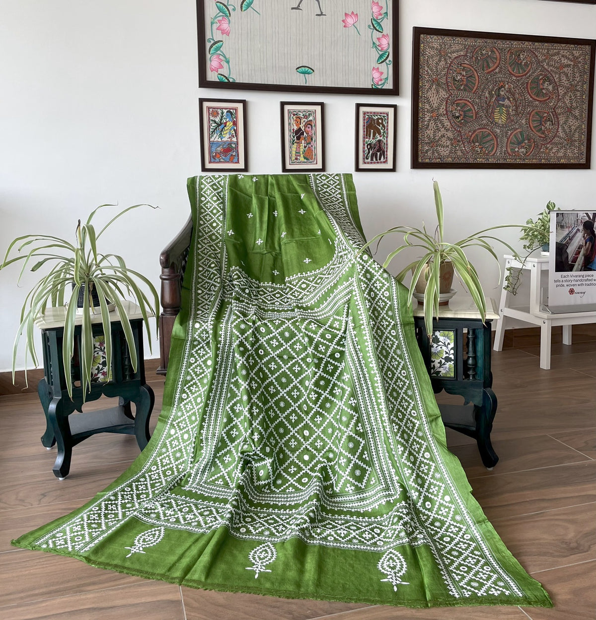 KUTCHWORK SILK SAREE
