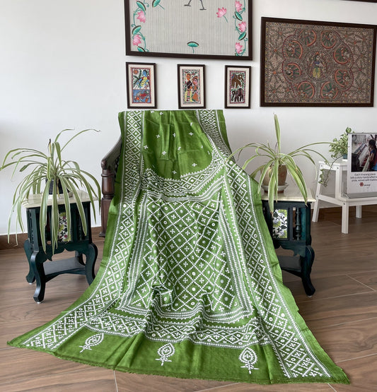 KUTCHWORK SILK SAREE