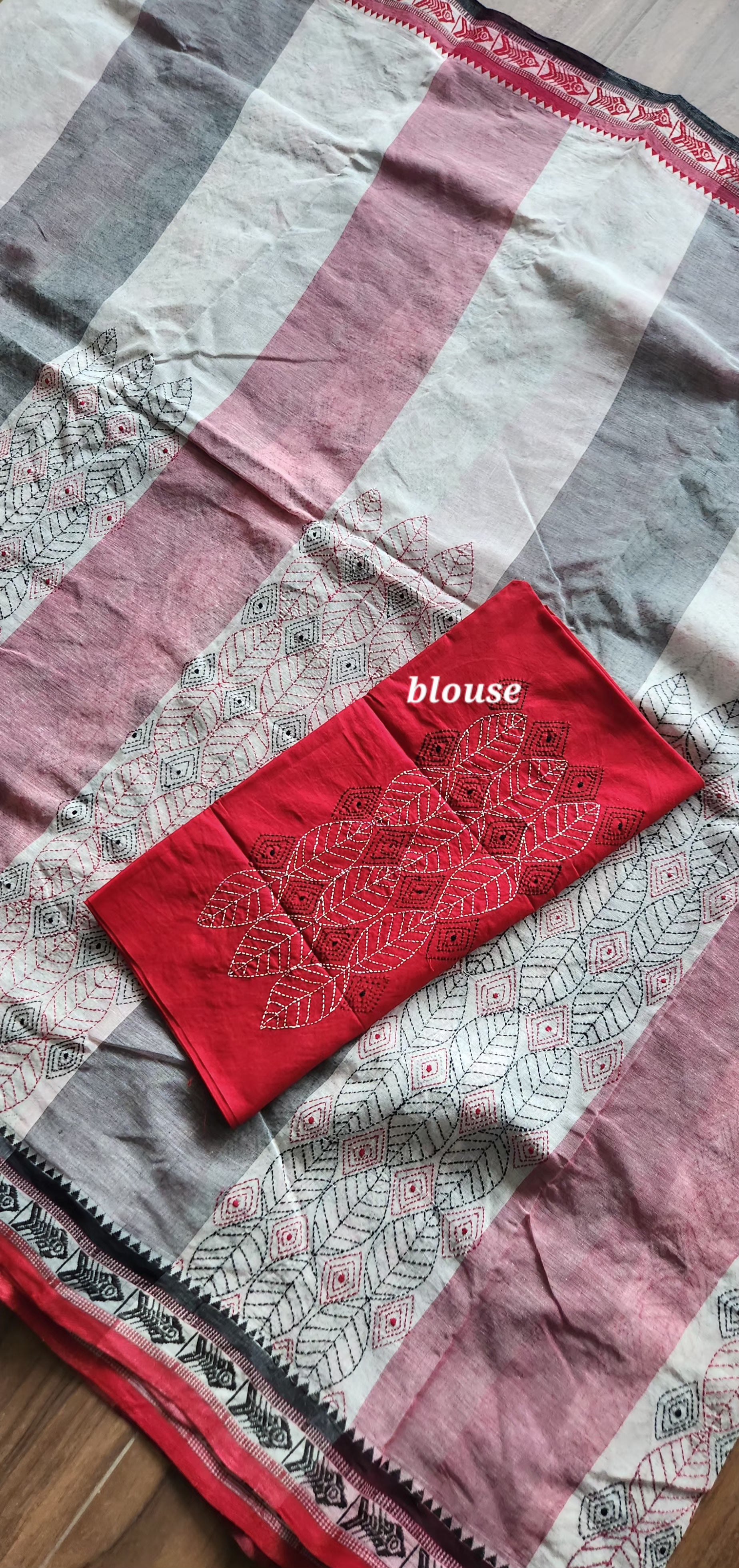 handloom saree handmade sare edhonakali sareePujo shopping Bengal cotton saree handmade saree below 5000