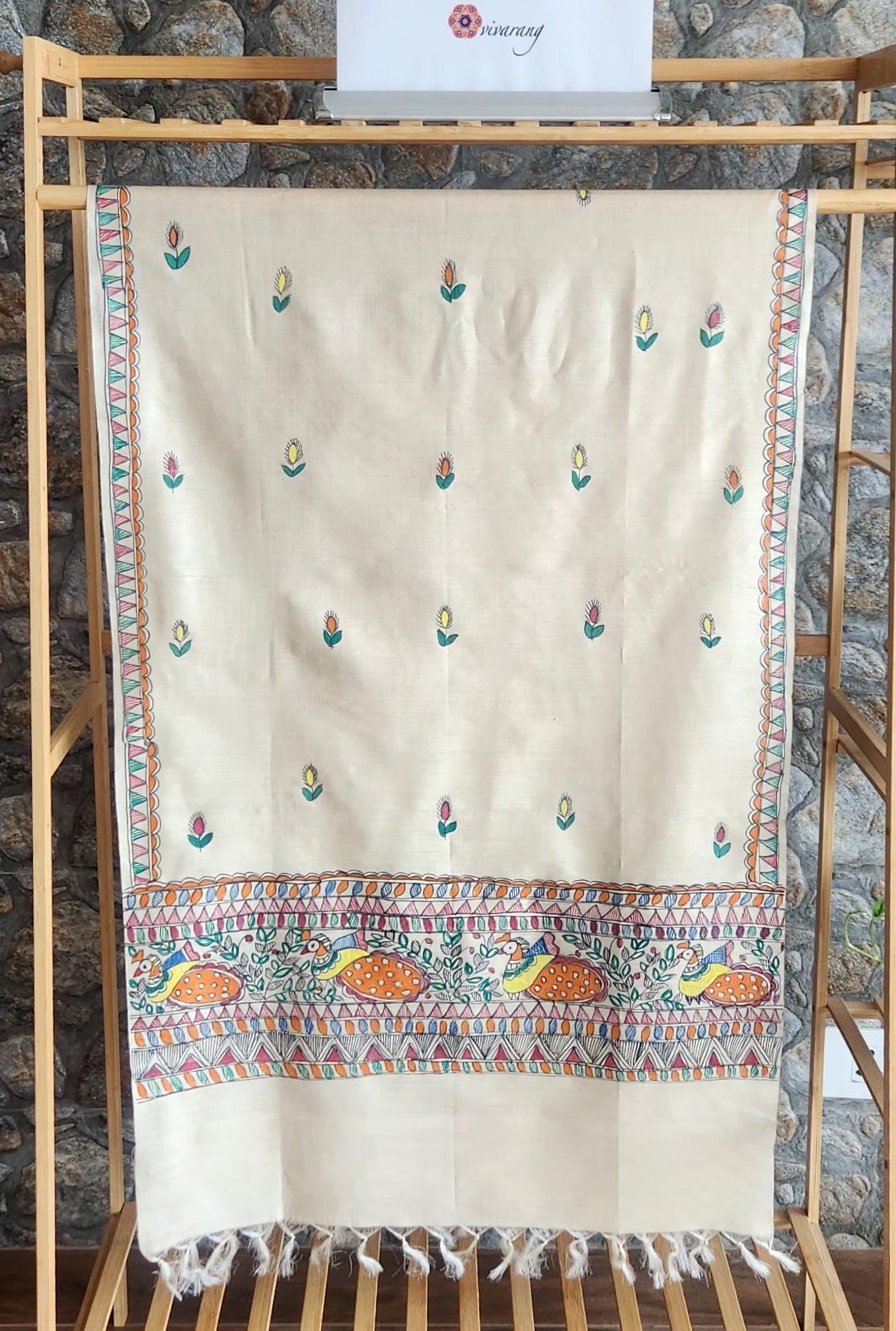 Madhubani stole handmade gifts wedding return favors handmade corporate gifts gifting solutions
