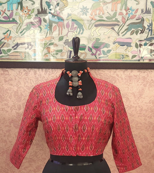 IKKAT FABRIC BLOUSE