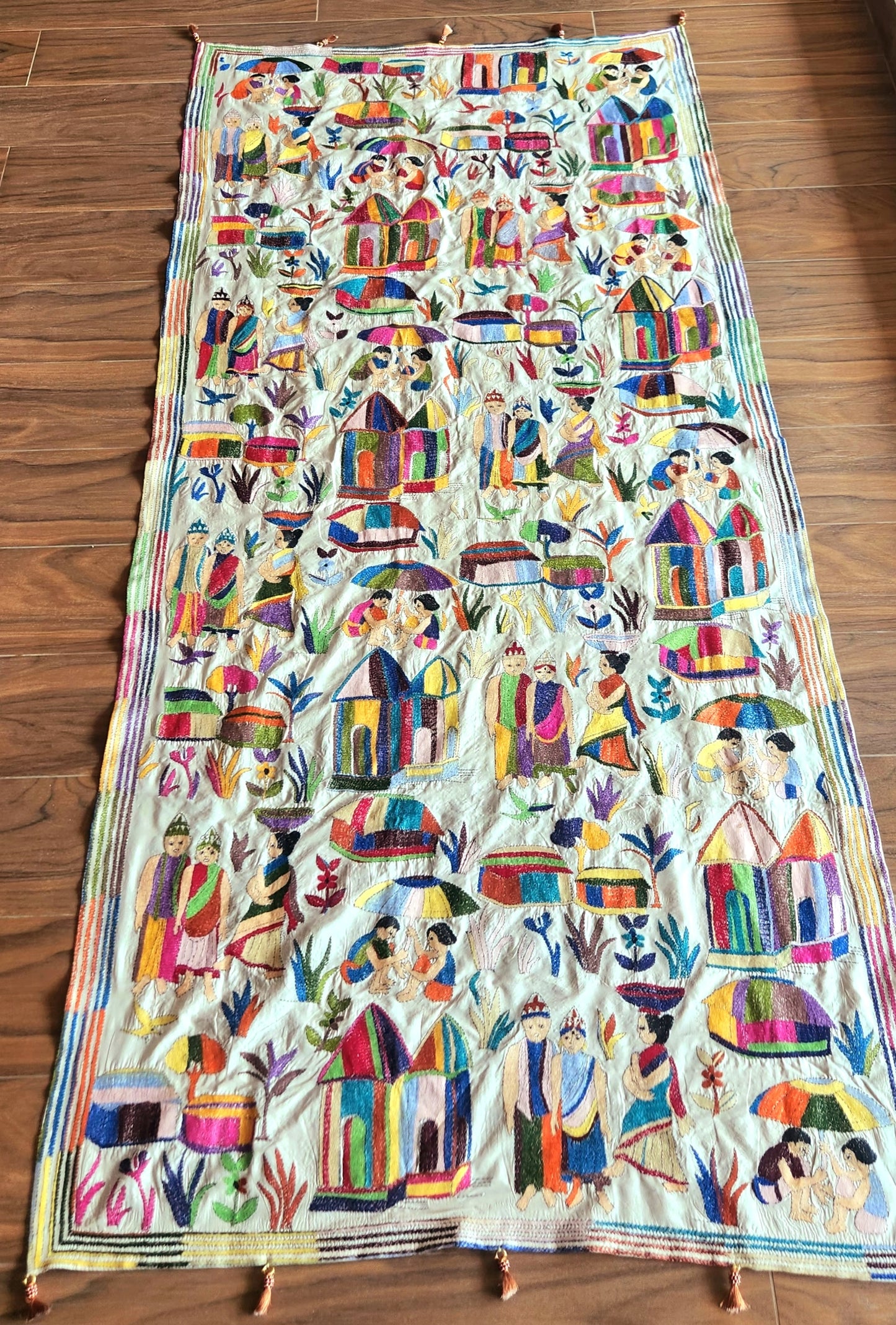 kantha dupatta designer dupatta wedding theme dupatta handmade gifts shekantha