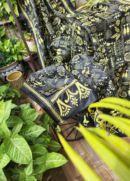 WARLI KANTHA DUPATTA