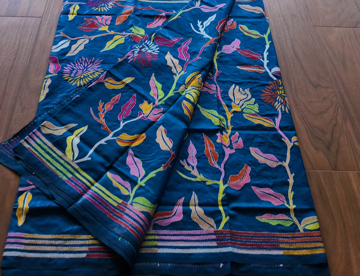 kantha saree she kantha designer saree unique saree handmade saree 