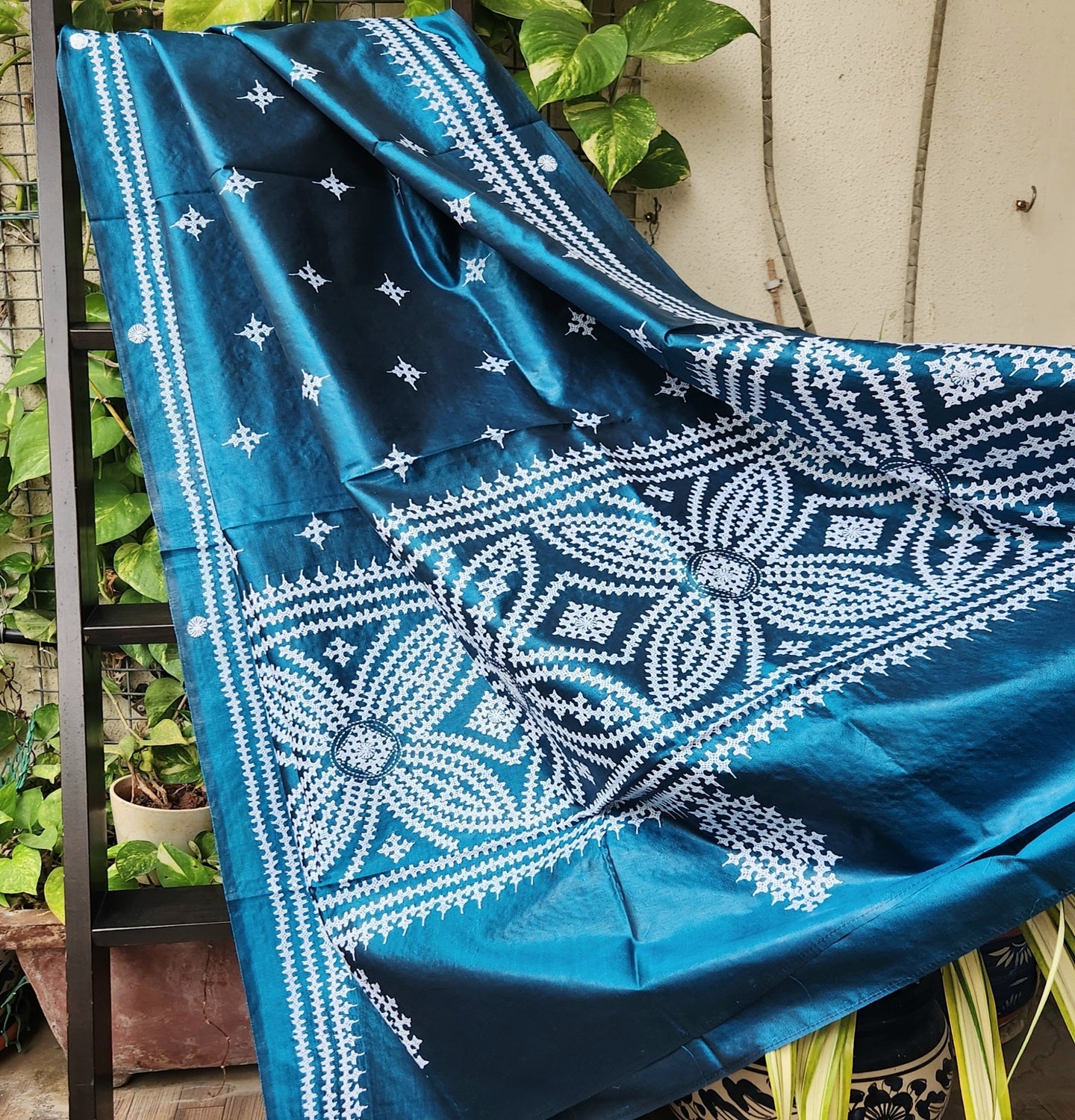 KUTCHWORK SILK DUPATTA