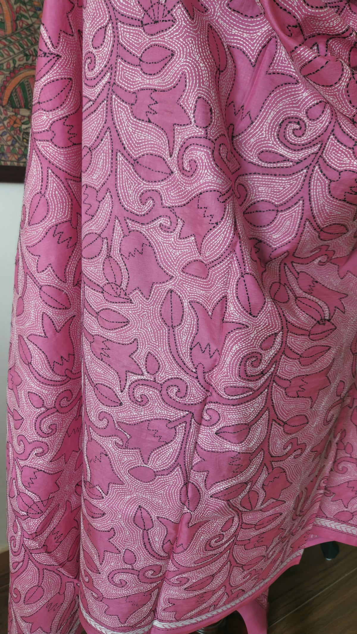 FLORAL KANTHA DUPATTA