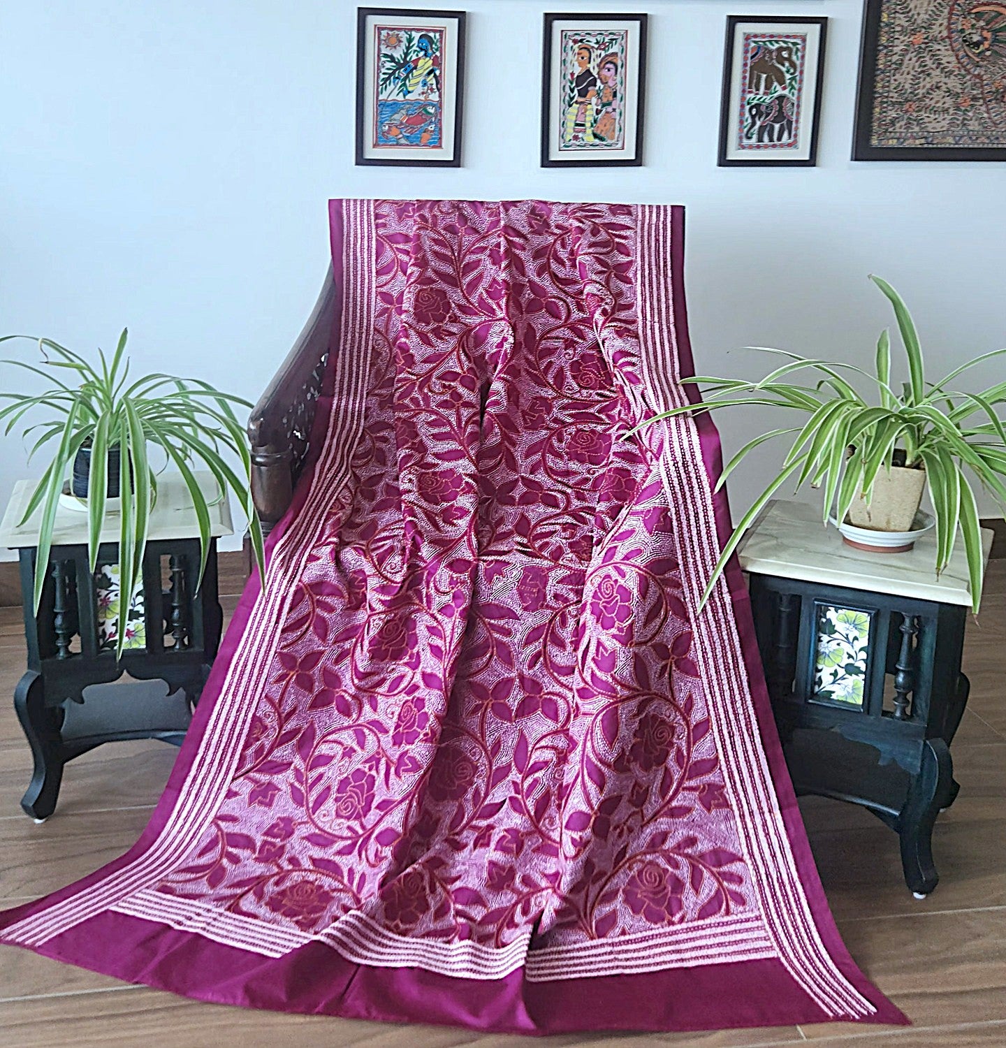 PURPLE PROSE KANTHA DUPATTA