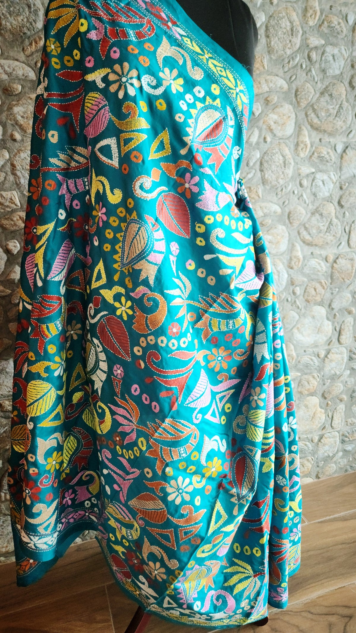 kantha dupatta shekantha handmade dupatta