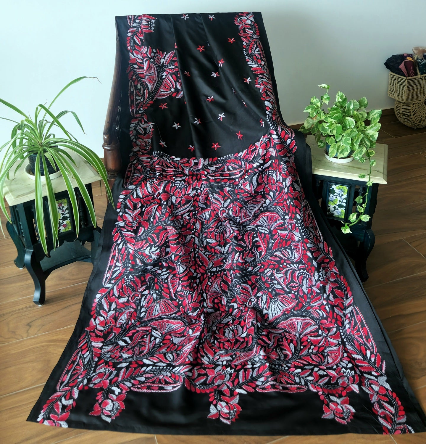 KANTHA SAREE - LOTUS POND