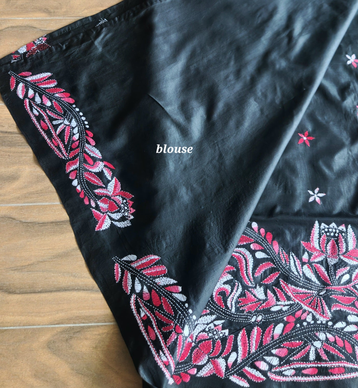 KANTHA SAREE - LOTUS POND
