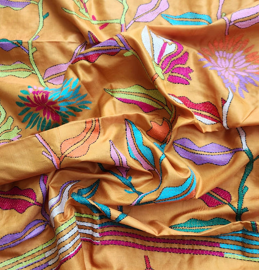 DANDELION KANTHA SAREE