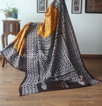 BATIK KUTCHWORK SAREE