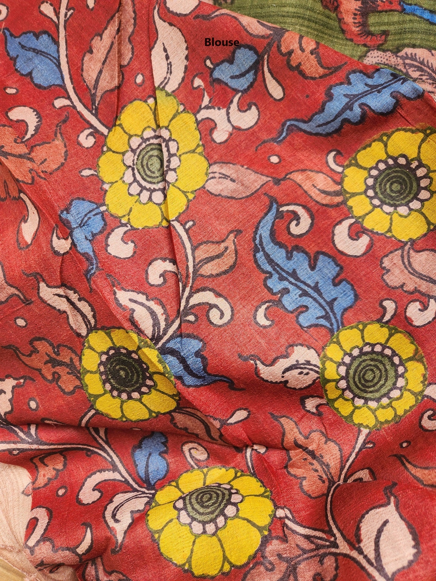 KALAMKARI SILK SAREE - Jal Pari