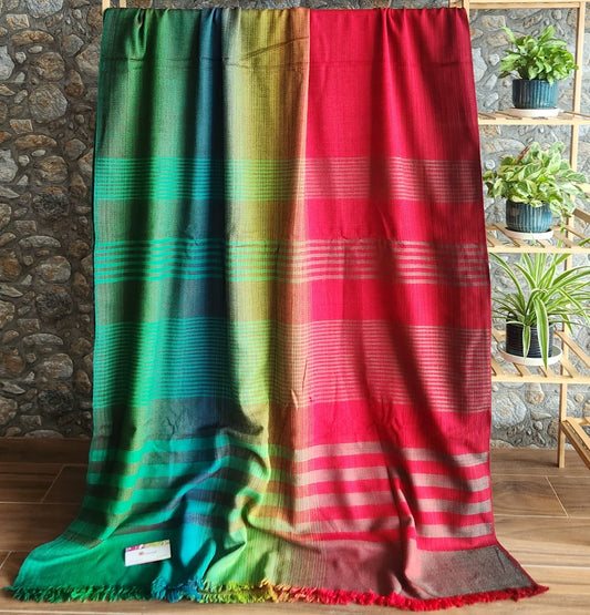 Woolen Handwoven Saree