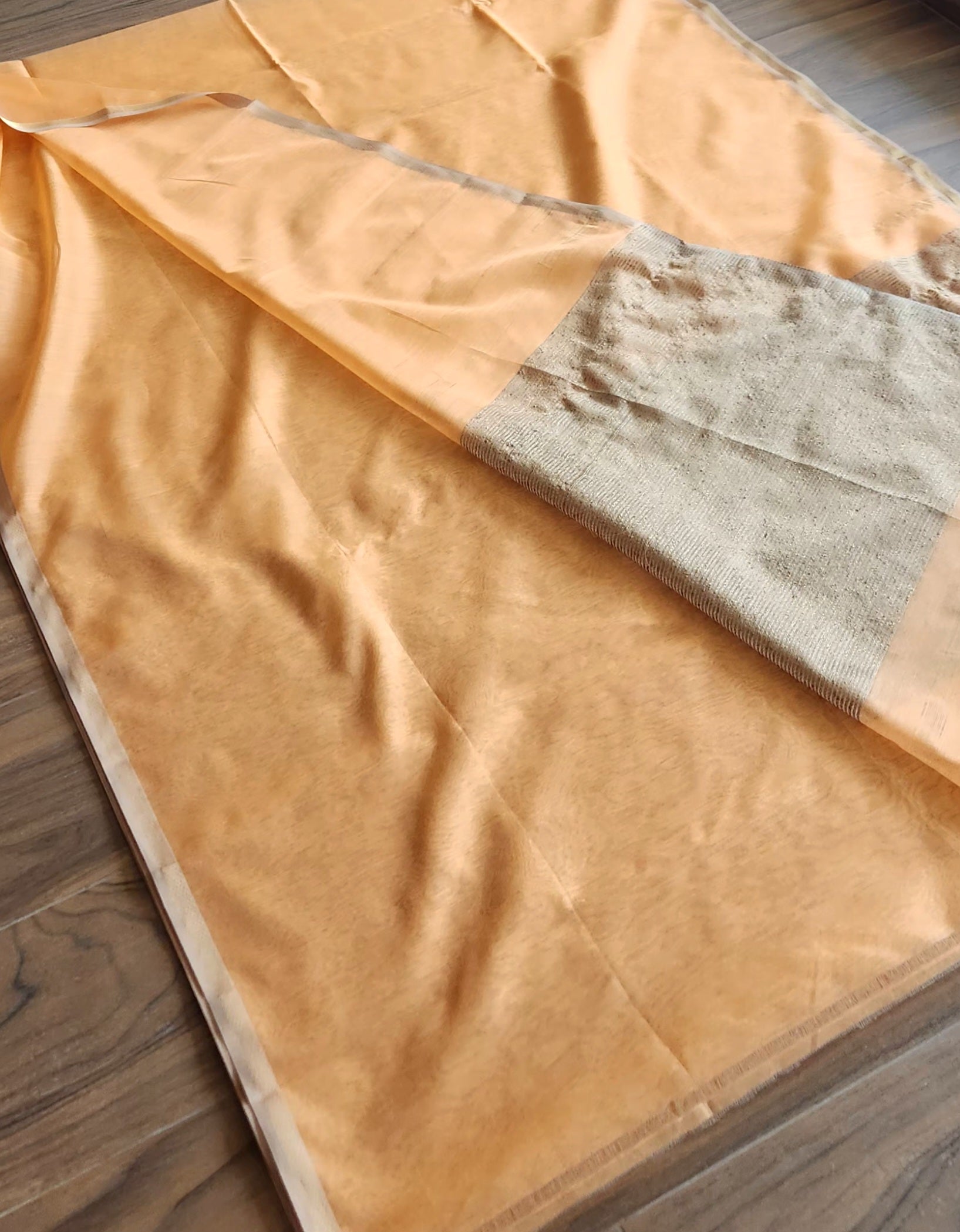 Maheshwari saree Peach saree saree for officewear saree for gifting handloom saree