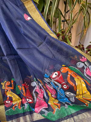 HANDPAINTED  DUPATTA