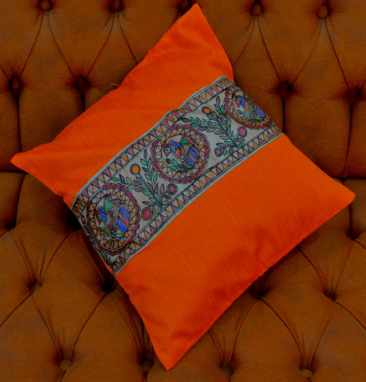 Handpainted Cushion Cover