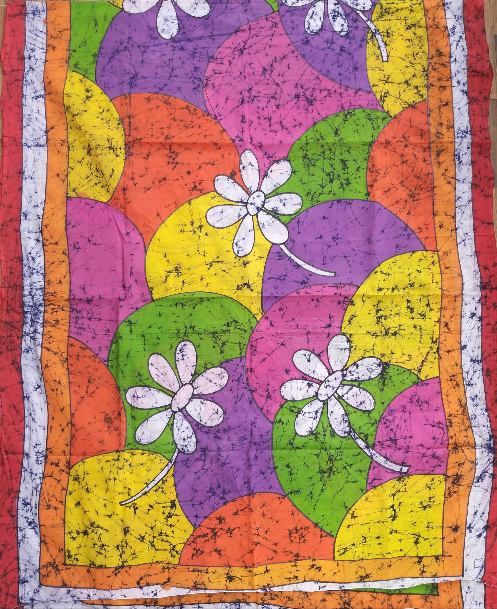 batik cotton dupatta butterfly batik multicolored dupatta flowers
