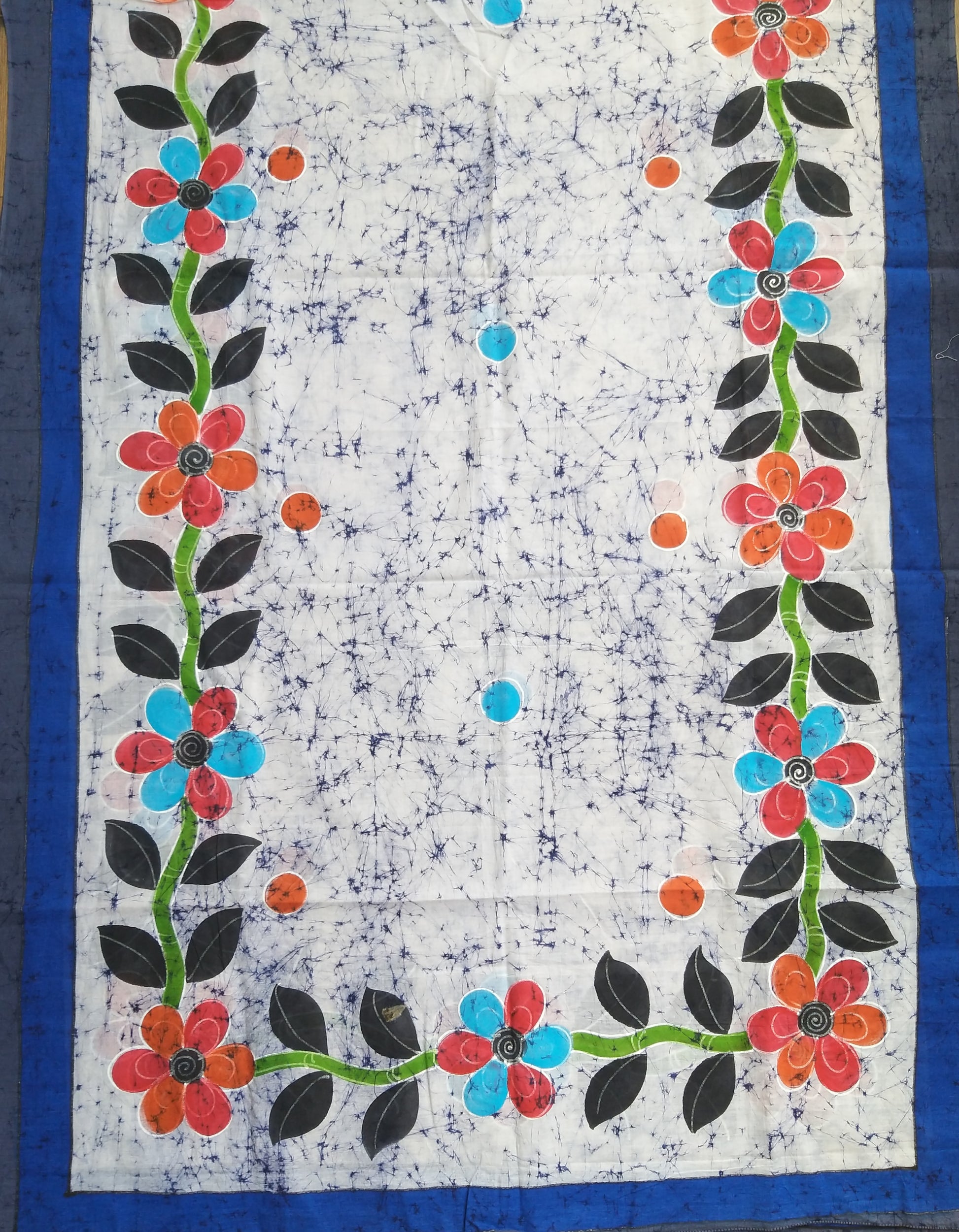 batik cotton dupatta butterfly batik multicolored dupatta flowers