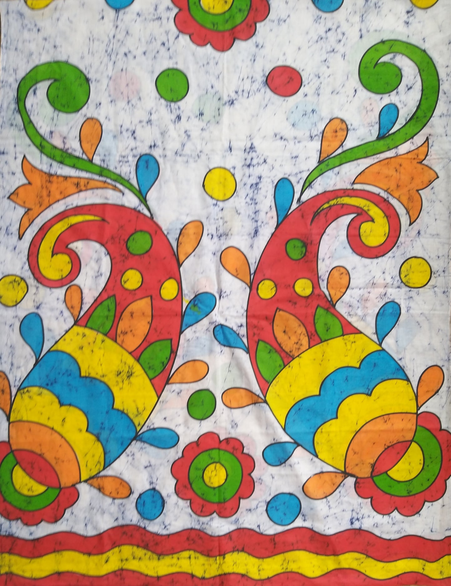 batik cotton dupatta butterfly batik multicolored dupatta paisley