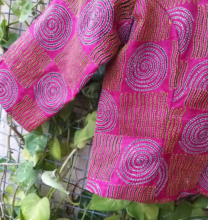 KANTHA FABRIC BLOUSE