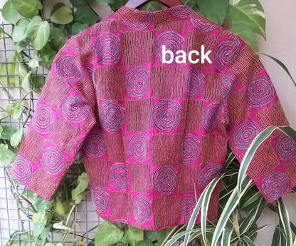 KANTHA FABRIC BLOUSE