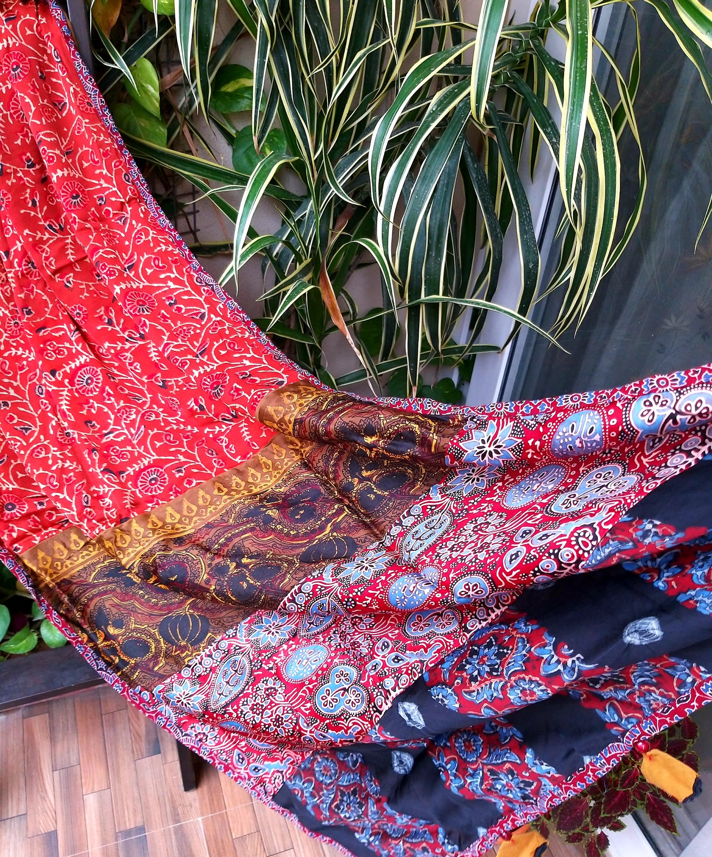 AJRAKH SILK DUPATTA