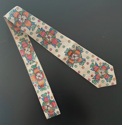 MADHUBANI HANDPAINTED TIE