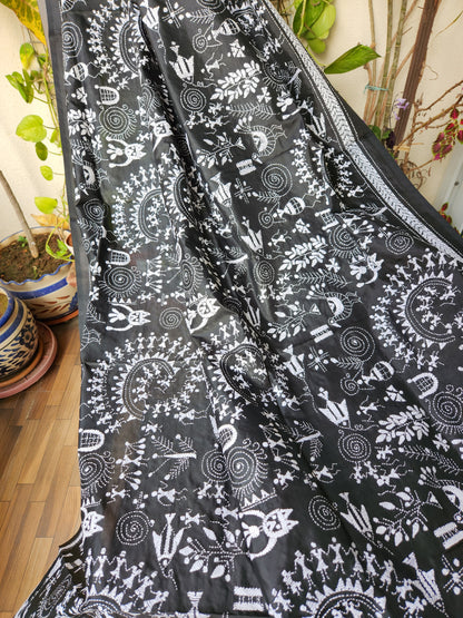 WARLI KANTHA DUPATTA