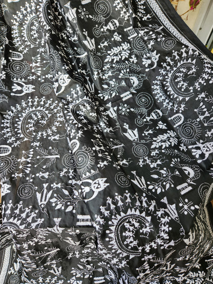 WARLI KANTHA DUPATTA