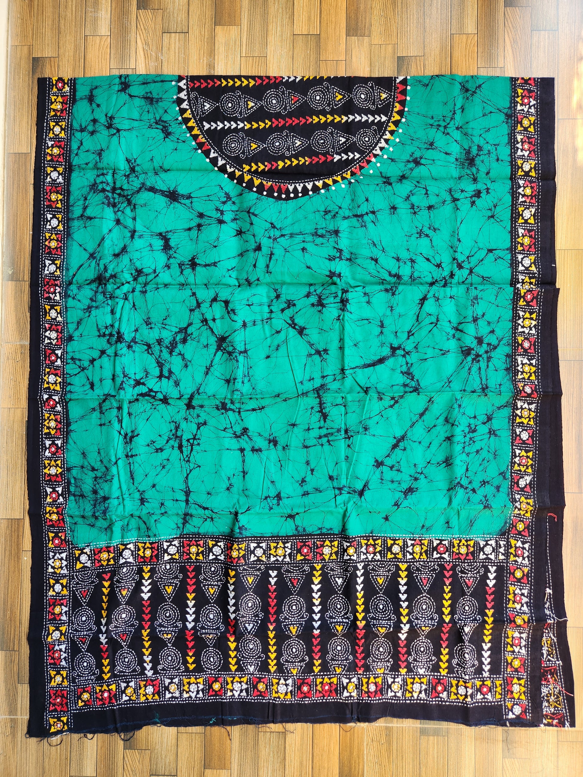 batik dupatta kantha dupatta cotton dupatta blue