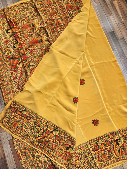 MADHUBANI CREPE SAREE