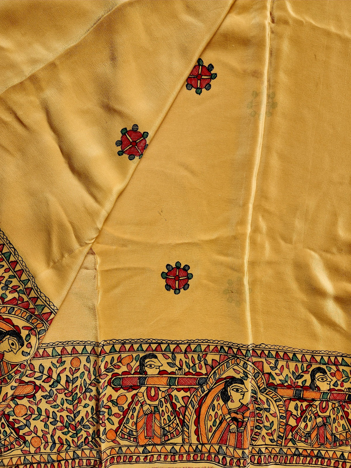 MADHUBANI CREPE SAREE