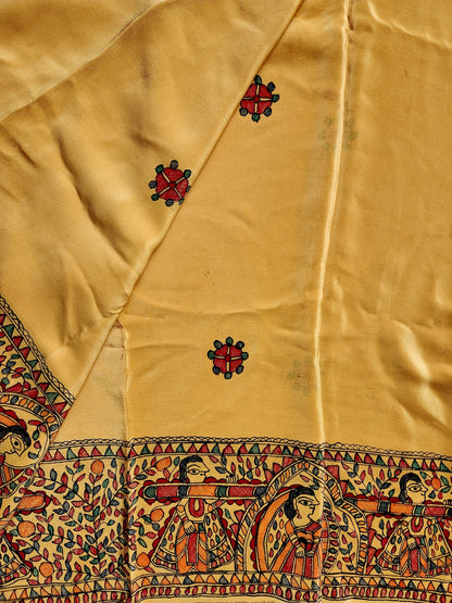 MADHUBANI CREPE SAREE