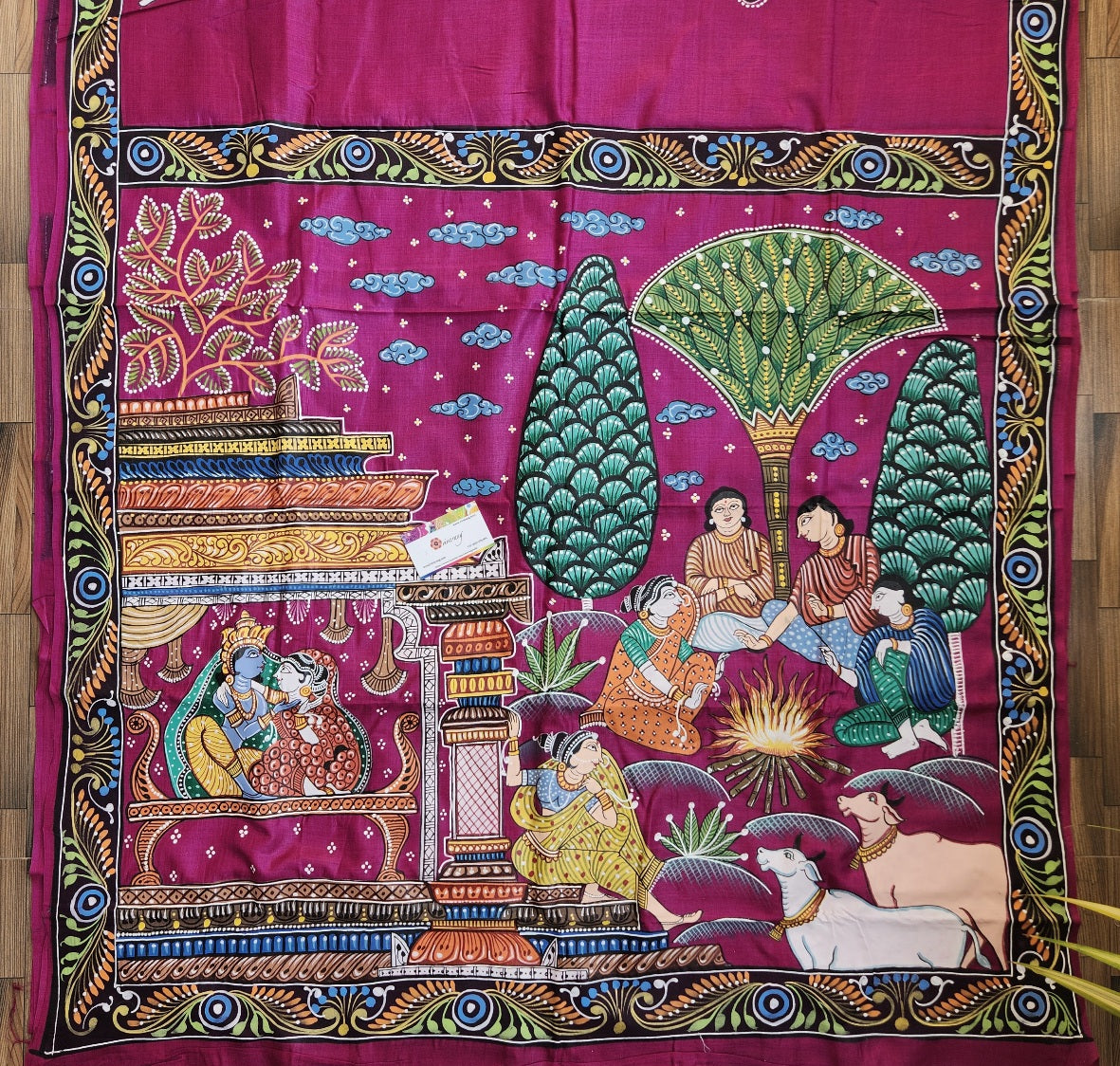PATTACHITRA HANDPAINTED SAREE