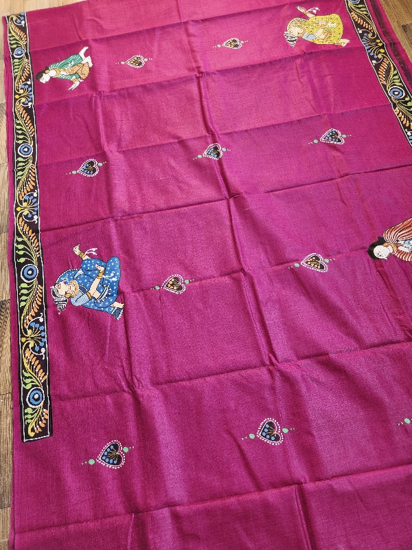 PATTACHITRA HANDPAINTED SAREE