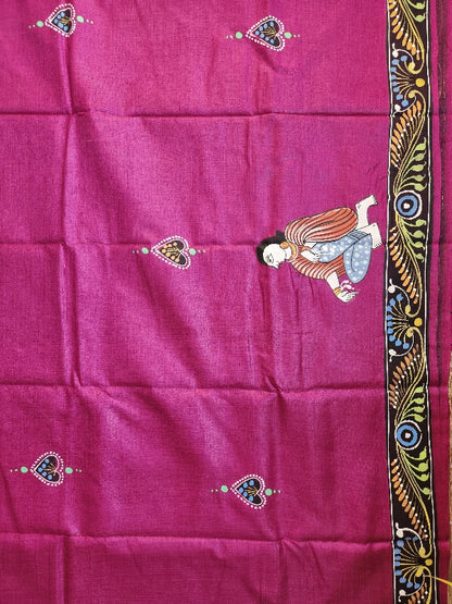 PATTACHITRA HANDPAINTED SAREE