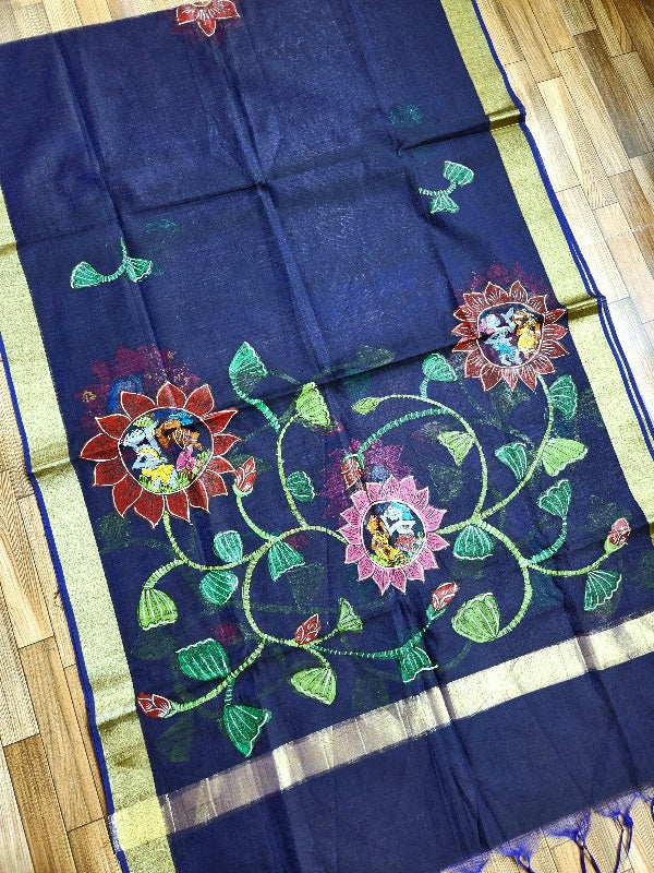 HANDPAINTED  DUPATTA