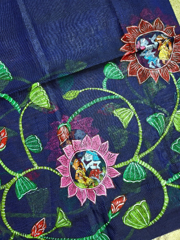HANDPAINTED  DUPATTA