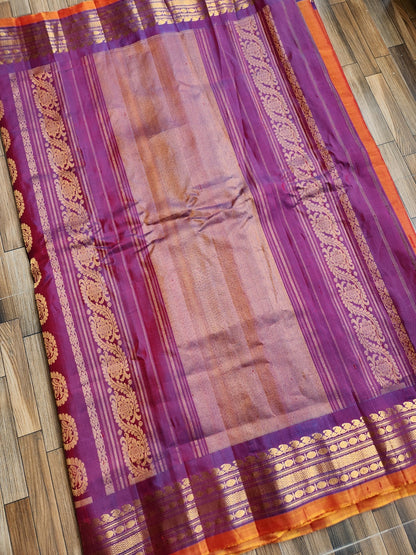 gadwal saree handloom saree Orange saree wedding shopping SICO saree red saree haldi look