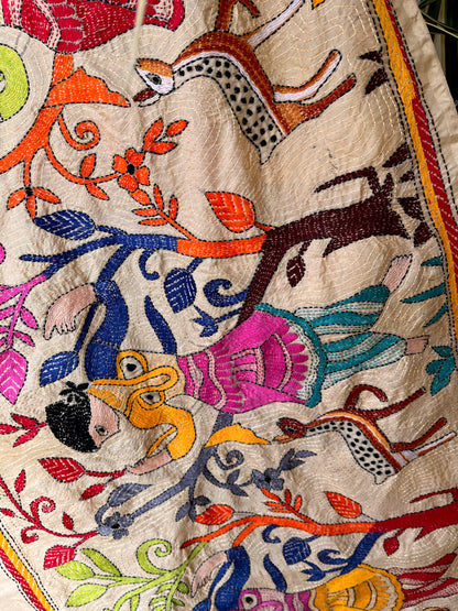 indian gifts giftsforher stoles kantha kantha dupatta handmade