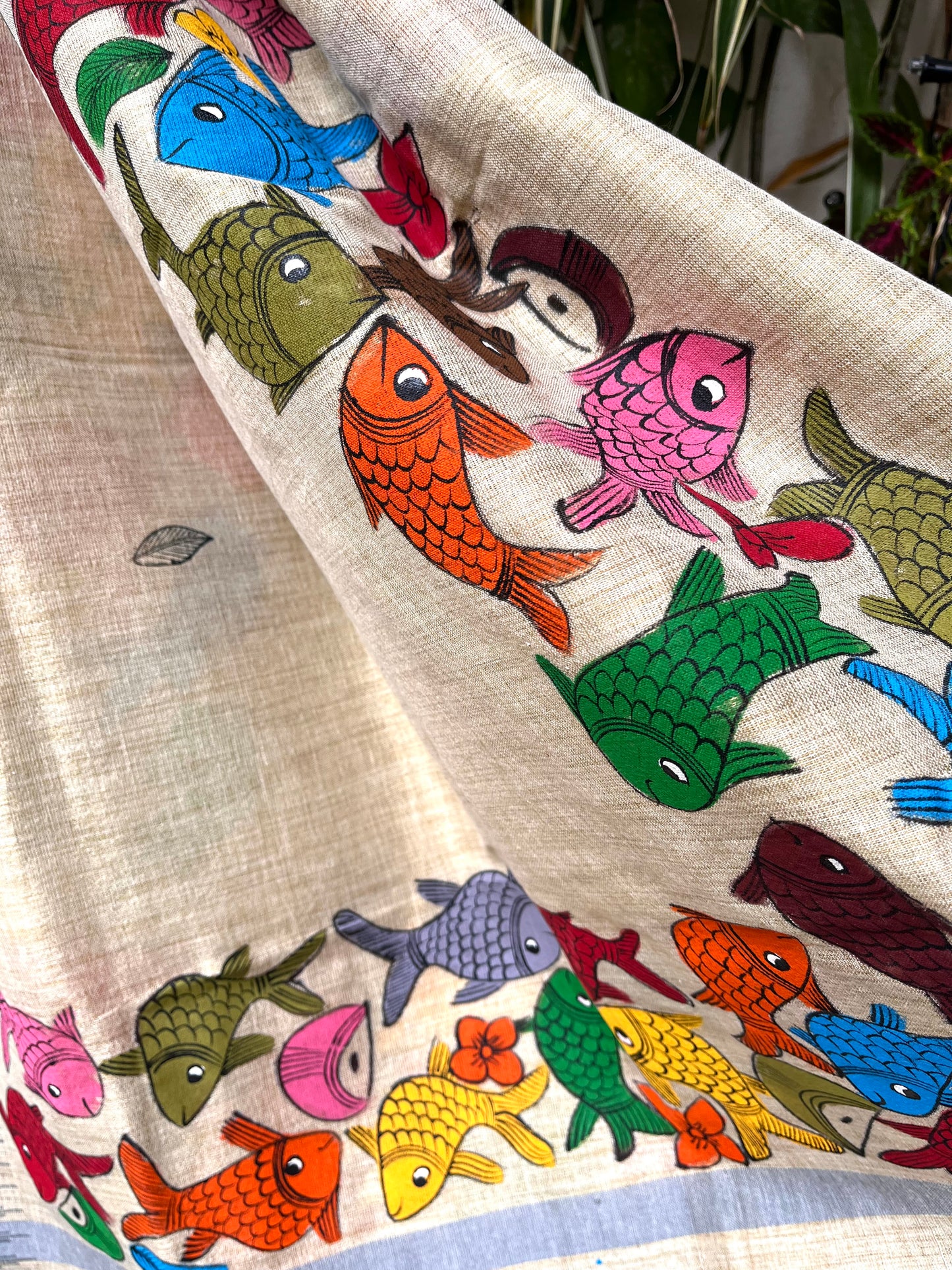 HANDPAINTED  DUPATTA