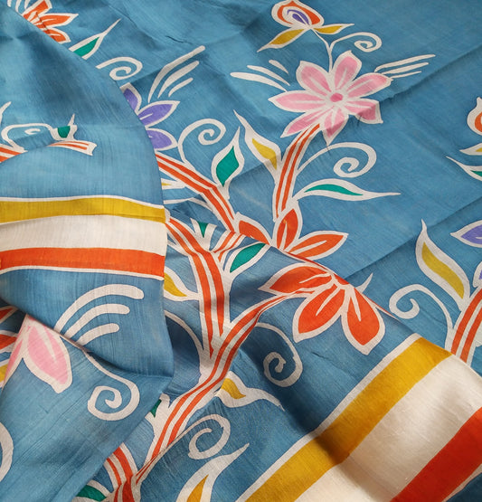 batik suit silksuit wedding shopping dress material blue