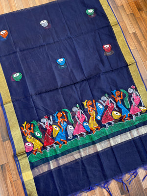 HANDPAINTED  DUPATTA