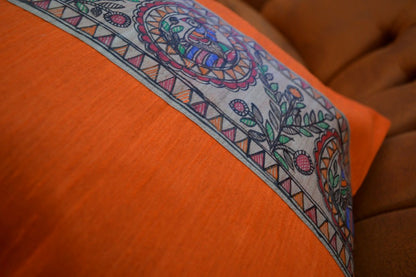 Handpainted Cushion Cover