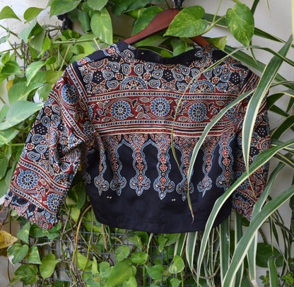 AJRAKH FABRIC BLOUSE